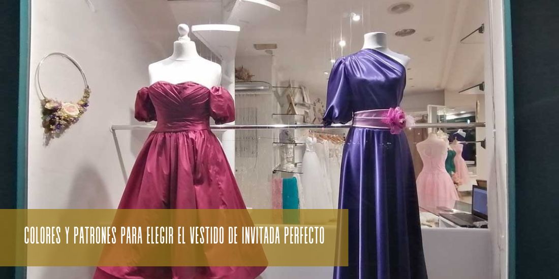 Escaparate de Novias Jardines de la Reina con vestidos para invitadas de boda